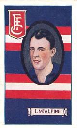 1933 Allen's League Footballers #43 Ivan McAlpine Front